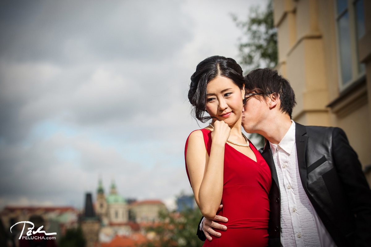 engagement photo session in Prague